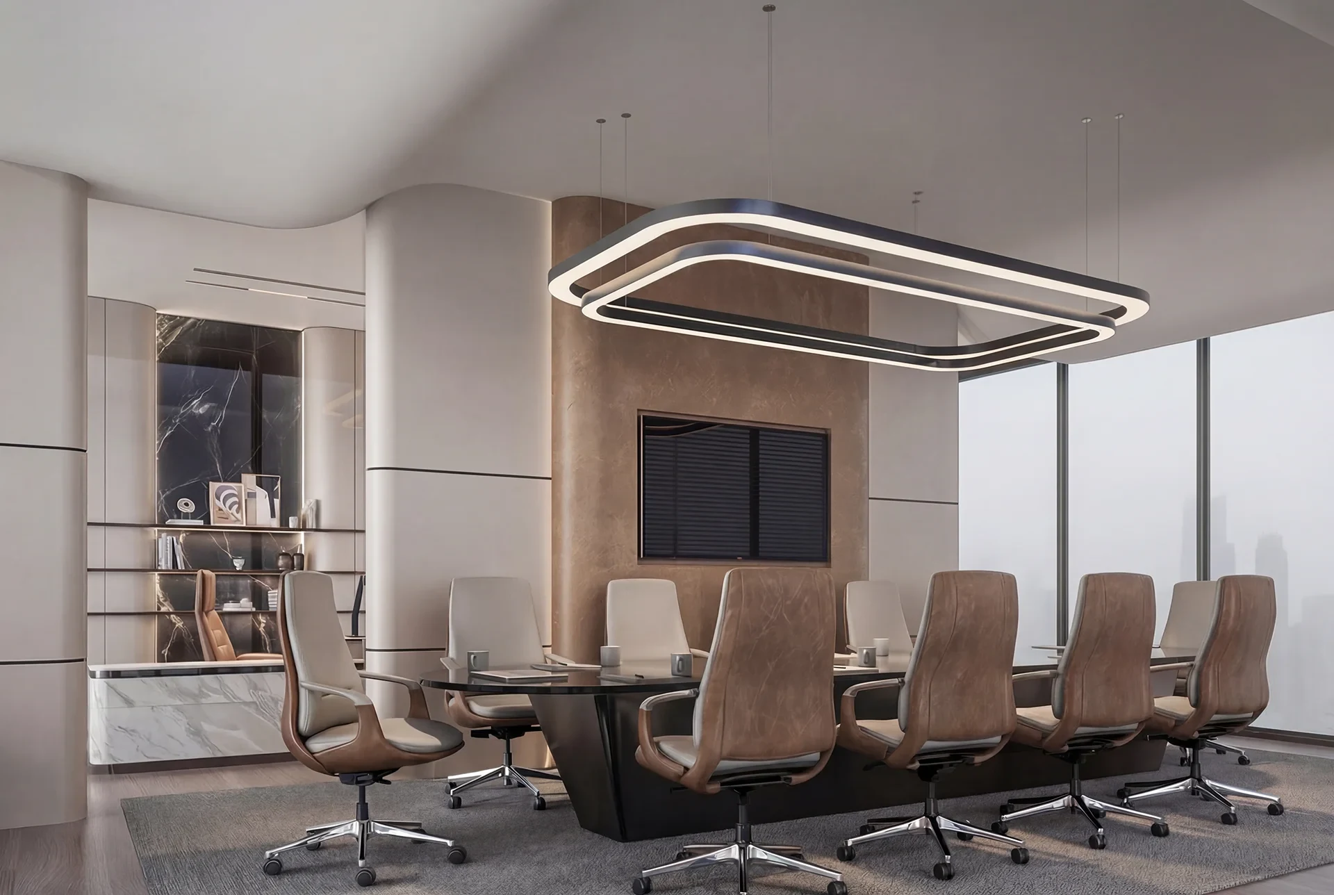 Office in Dubai: a workspace for a new era. Completed interior, view 2